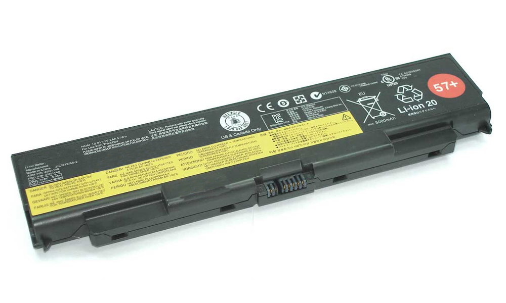Аккумулятор для ноутбука 4400 мАч, (45N1160 57+ Lenovo T440p 10,8V 57Wh) #1