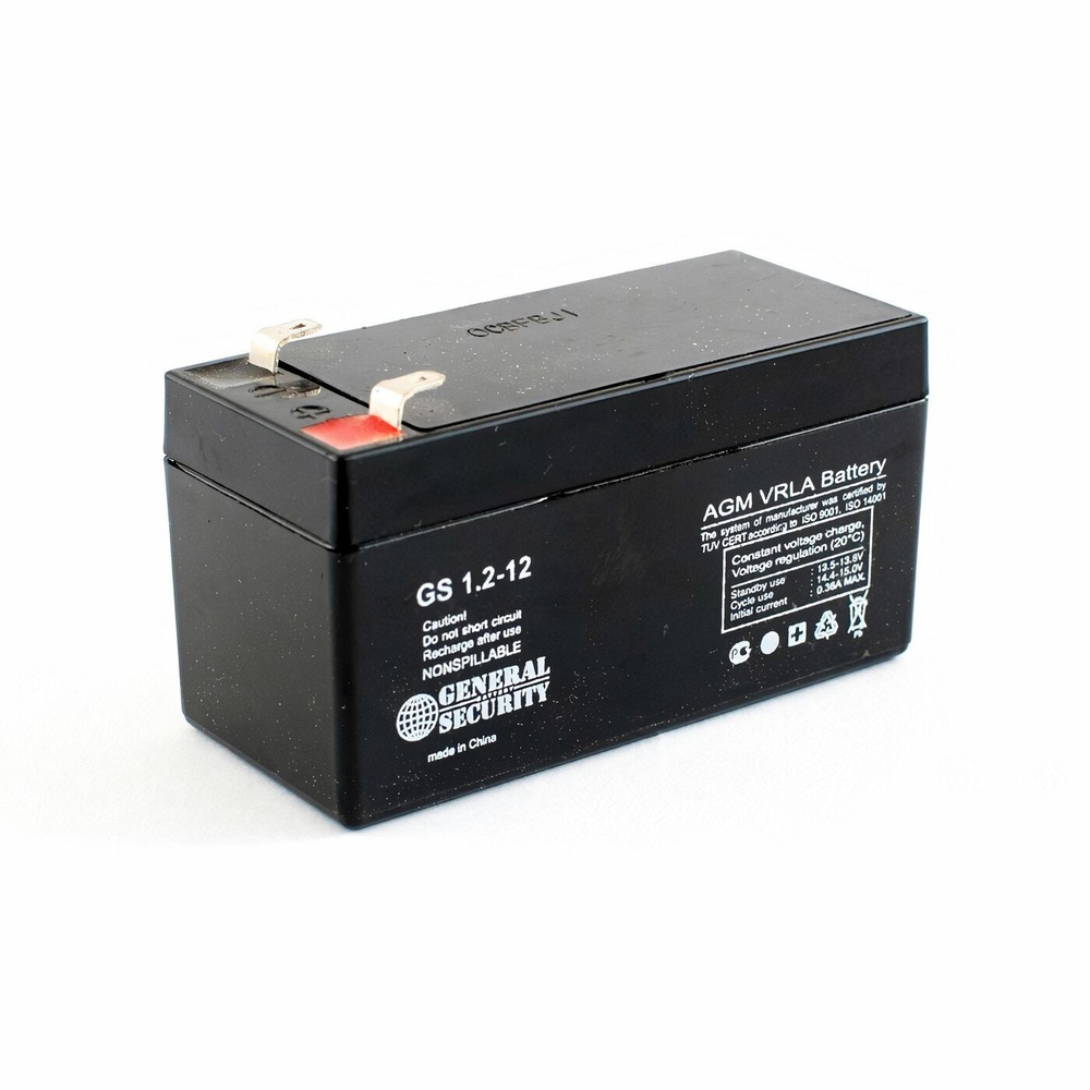 Аккумуляторная батарея General Security GS 1,2-12 ( 12В 1,2АЧ / 12V 1,2AH ) для детской машинки, ИБП, #1