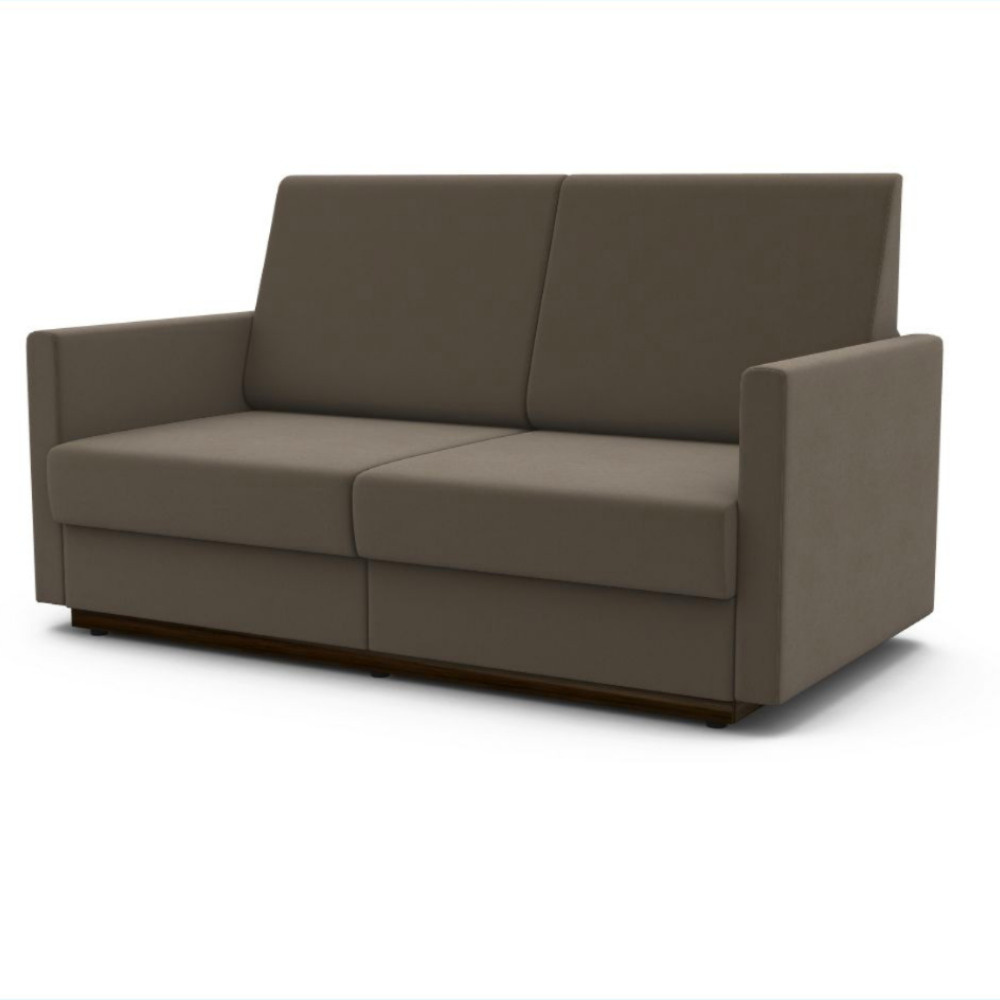 Диван-кровать Стандарт + ФОКУС- мебельная фабрика 140х80х87 см коричневый  #1