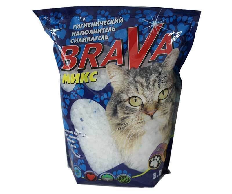 Наполнитель для кошачьего туалета Brava Микс 3,8 л. #1