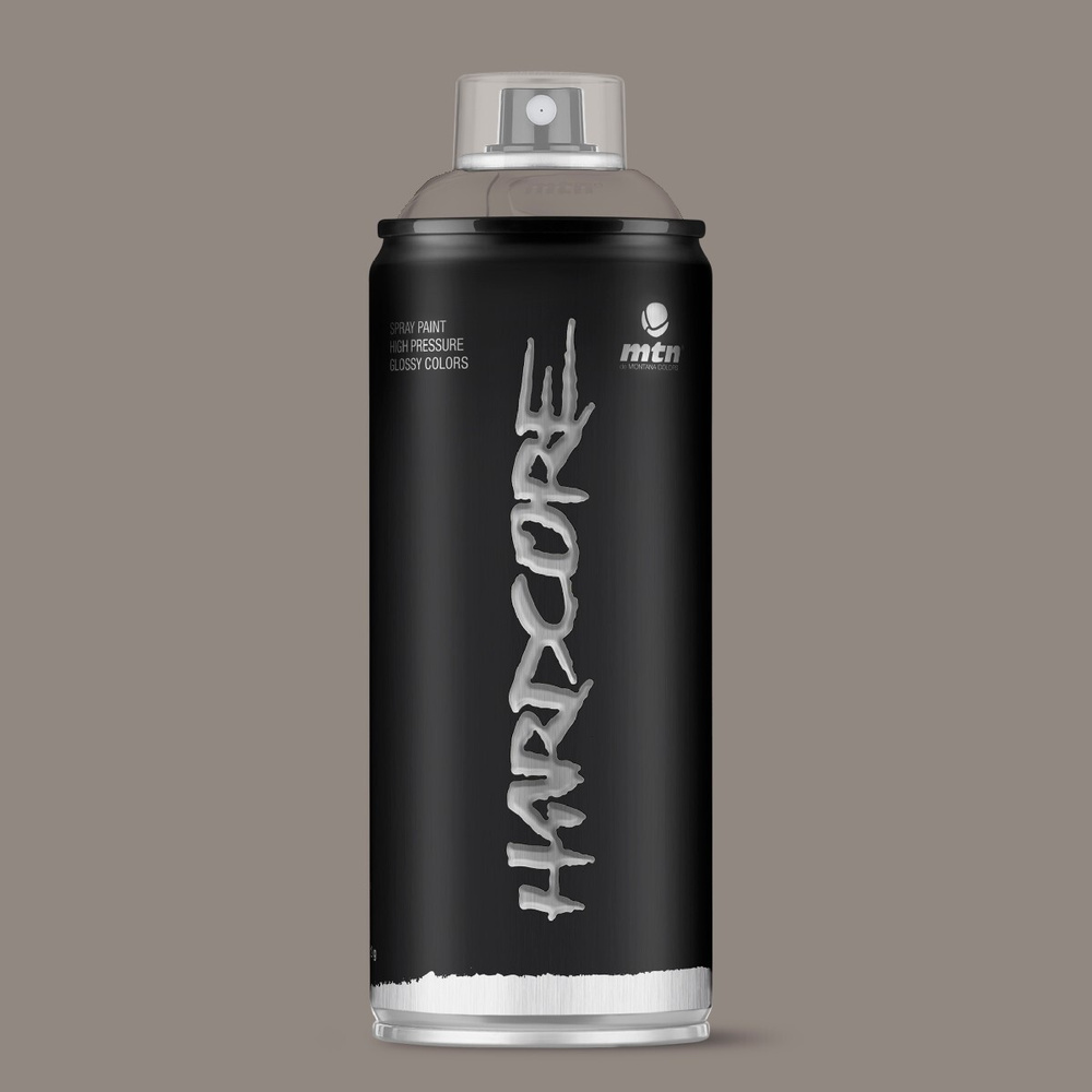 Краска аэрозольная для граффити MTN Hardcore RV-040 серый Nazgul Grey, полуглянцевый 400 мл  #1