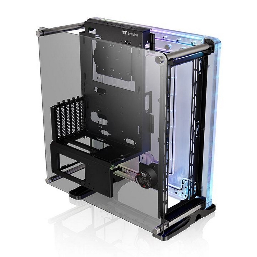 Компьютерный корпус Thermaltake DistroCase 350P, Middle Tower, Black  (CA-1Q8-00M1WN-00) - купить с доставкой по выгодным ценам в  интернет-магазине OZON (269331076)