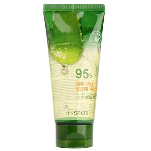 Освежающий гель с соком алоэ для ухода за кожей лица и тела The Saem Jeju Fresh Aloe Soothing Gel 99%, #1