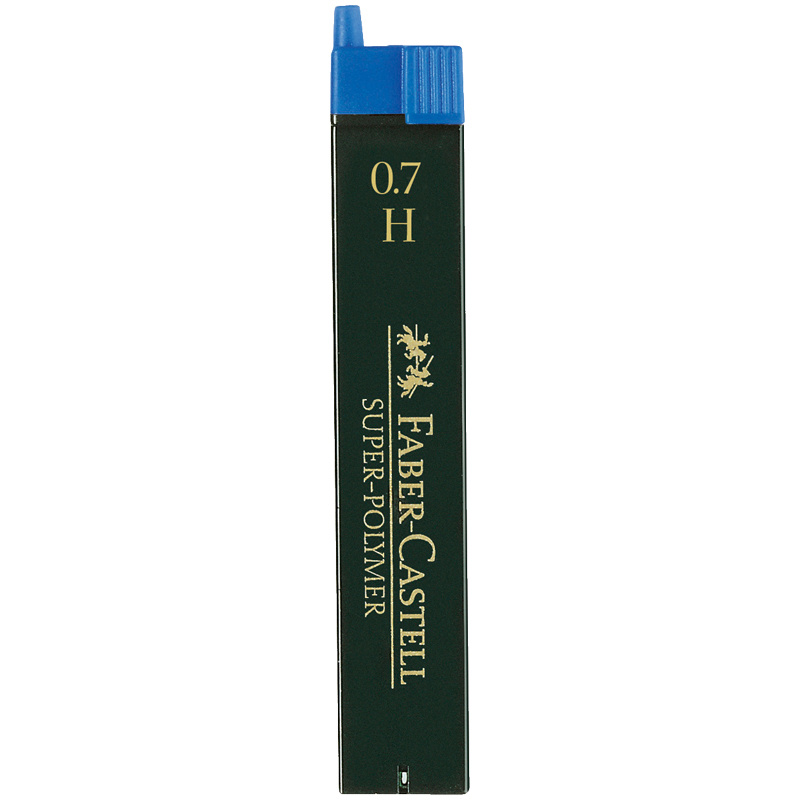 6 шт. Грифели для механических карандашей Faber-Castell "Super-Polymer", 12шт., 0,7мм, H  #1