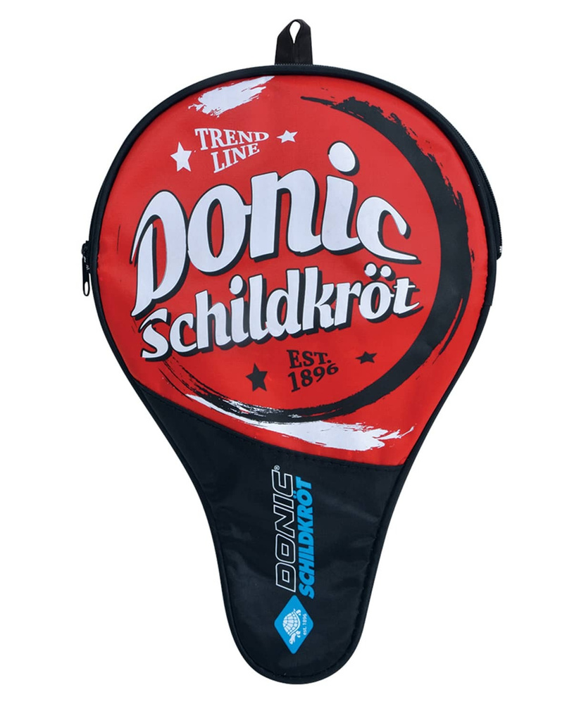 Чехол для ракетки для настольного тенниса Donic Trend Cover с карманом, красный  #1