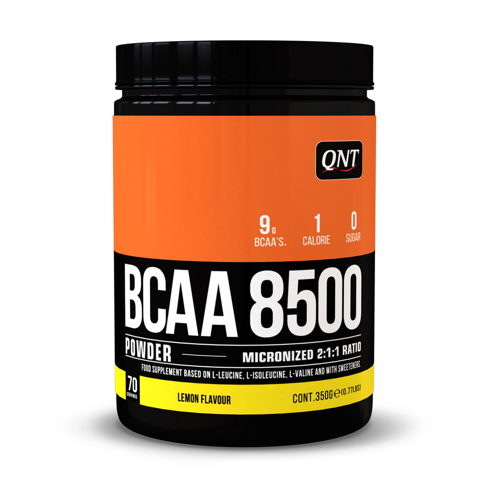 Аминокислоты БЦАА "QNT BCAA 8500 Powder" 350г Лимон #1