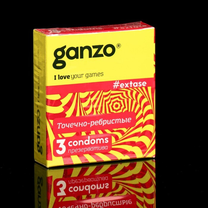 Презервативы Ganzo "Extase" 3шт. #1