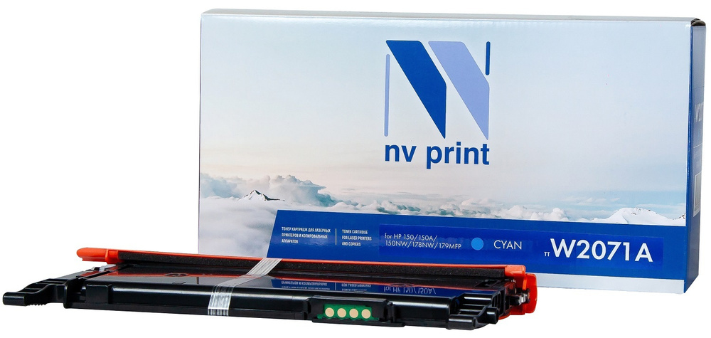 Картридж NV Print W2071A Cyan для принтеров HP 150/ 150A/ 150NW/ 178NW/ 179MFP, 700 страниц  #1