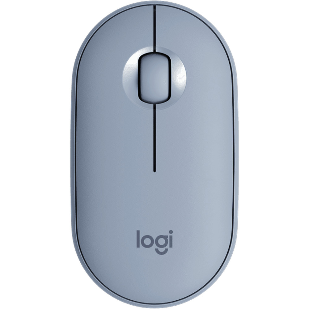 Мышь Logitech Pebble M350 Wireless Blue Grey беспроводная 910-005719 #1