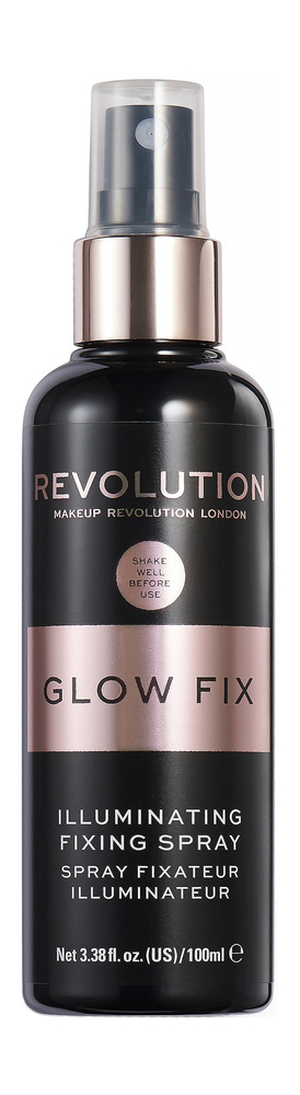 Спрей для фиксации макияжа со светоотражающими частицами / Revolution Makeup Illuminating Fixing Spray #1