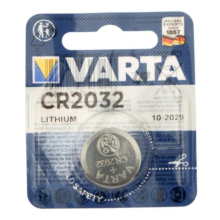 Varta, Батарейка литиевая, CR2032-1BL, 3В, 2 блистера по 1 штуке #1