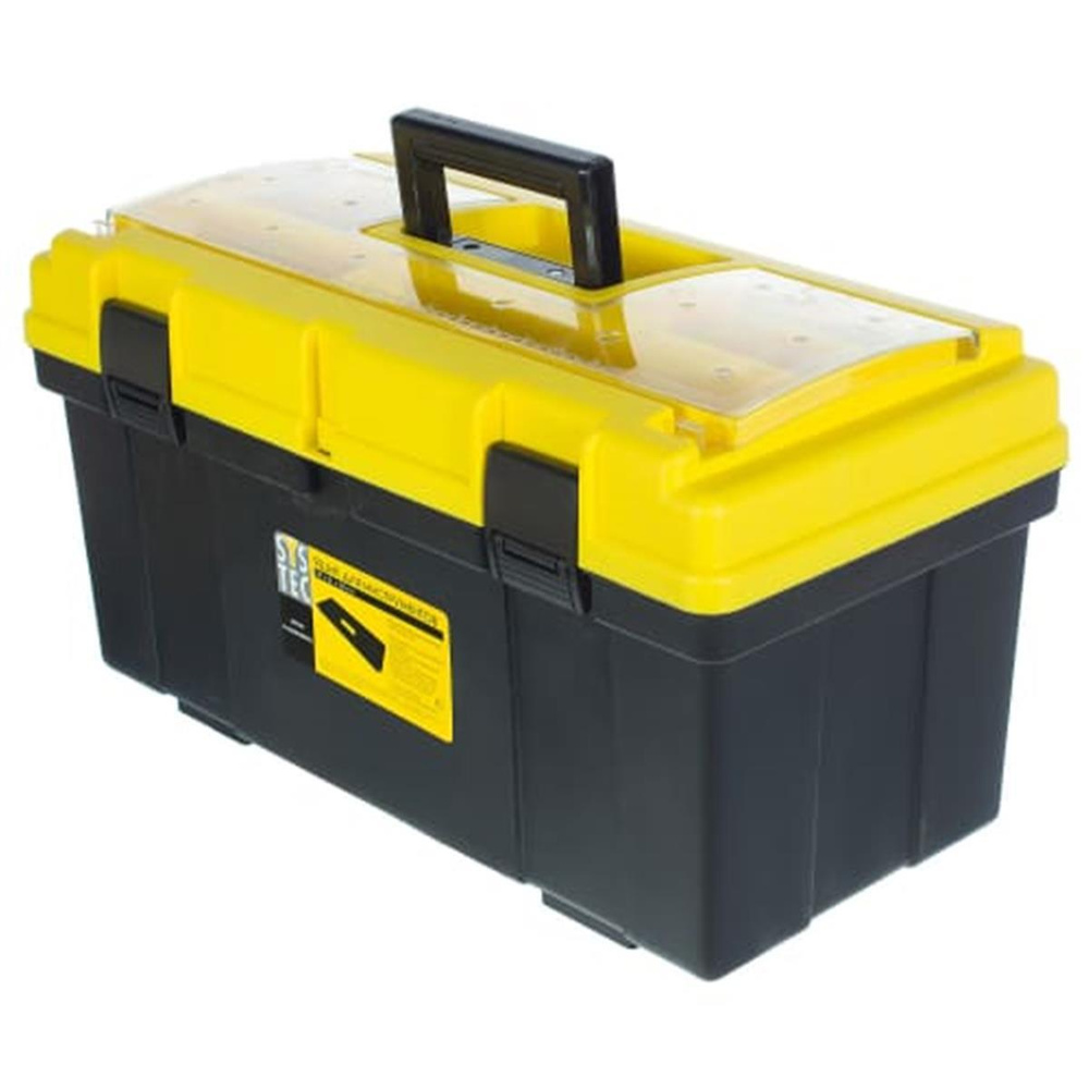 Ящик для инструмента Systec 290х300х590 мм, пластик, цвет чёрно-жёлтый  #1