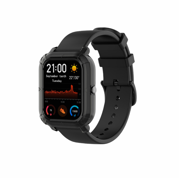 Чехол MyPads для умных смарт-часов Amazfit GTS (A1914) тонкий силиконовый с противоударными свойствами #1