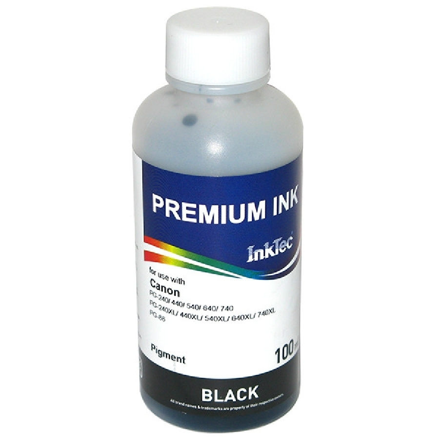 Чернила InkTec C5040-100MB черные пигментные 100мл для картриджей PG-510/512, PG-440/440XL, PG-445/445XL #1