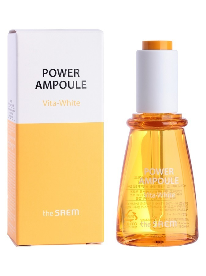 THE SAEM Осветляющая сыворотка Power Ampoule Vita-white #1