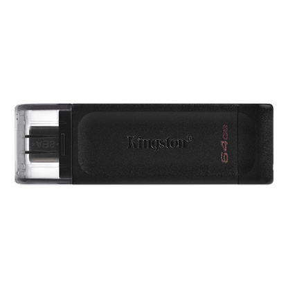 Флеш Диск Kingston 64Gb DataTraveler 70 DT70/64GB USB3.0 черный #1