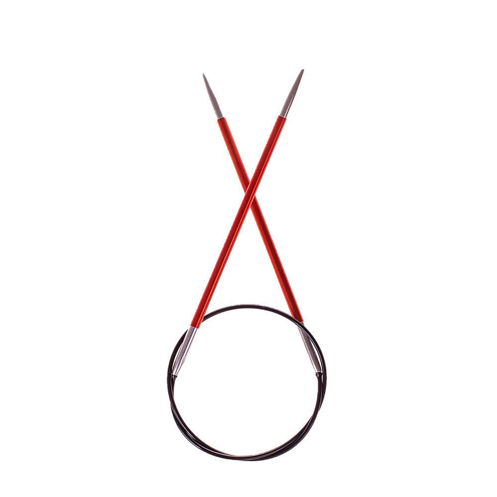 47064 Спицы круговые для вязания с эластичной гибкой леской 40 х 2.75 мм Zing KnitPro  #1