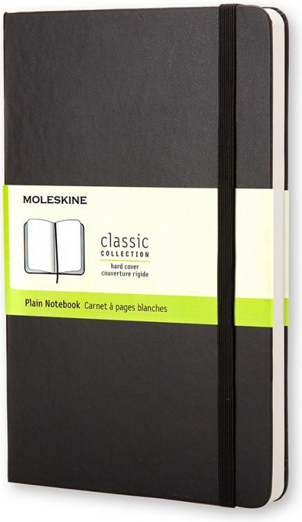 Записная книжка без разметки Moleskine Classic Pocket, А6, сшитый, полипропилен, 96 л, черный  #1