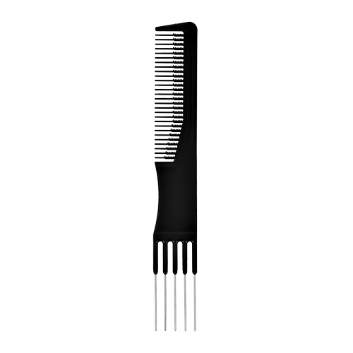 Расческа-гребень для волос LADY PINK BASIC PROFESSIONAL с металлической вилкой 20 см  #1