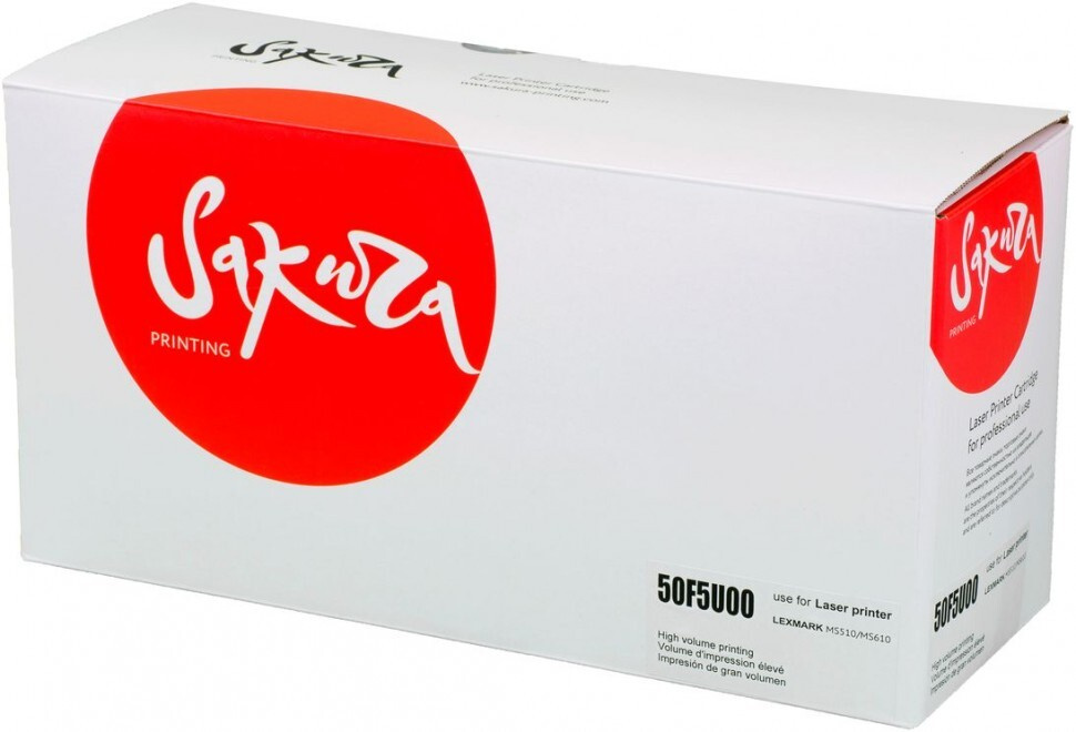 Картридж SAKURA 50F5U00 для Lexmark MS410, 510, 610, черный, 20000 к. #1