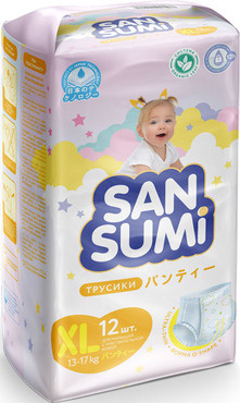 "Sansumi" Трусики-подгузники, размер XL (13-17 kg) #1