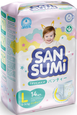 "Sansumi" Трусики-подгузники, размер L (9-14 kg) #1