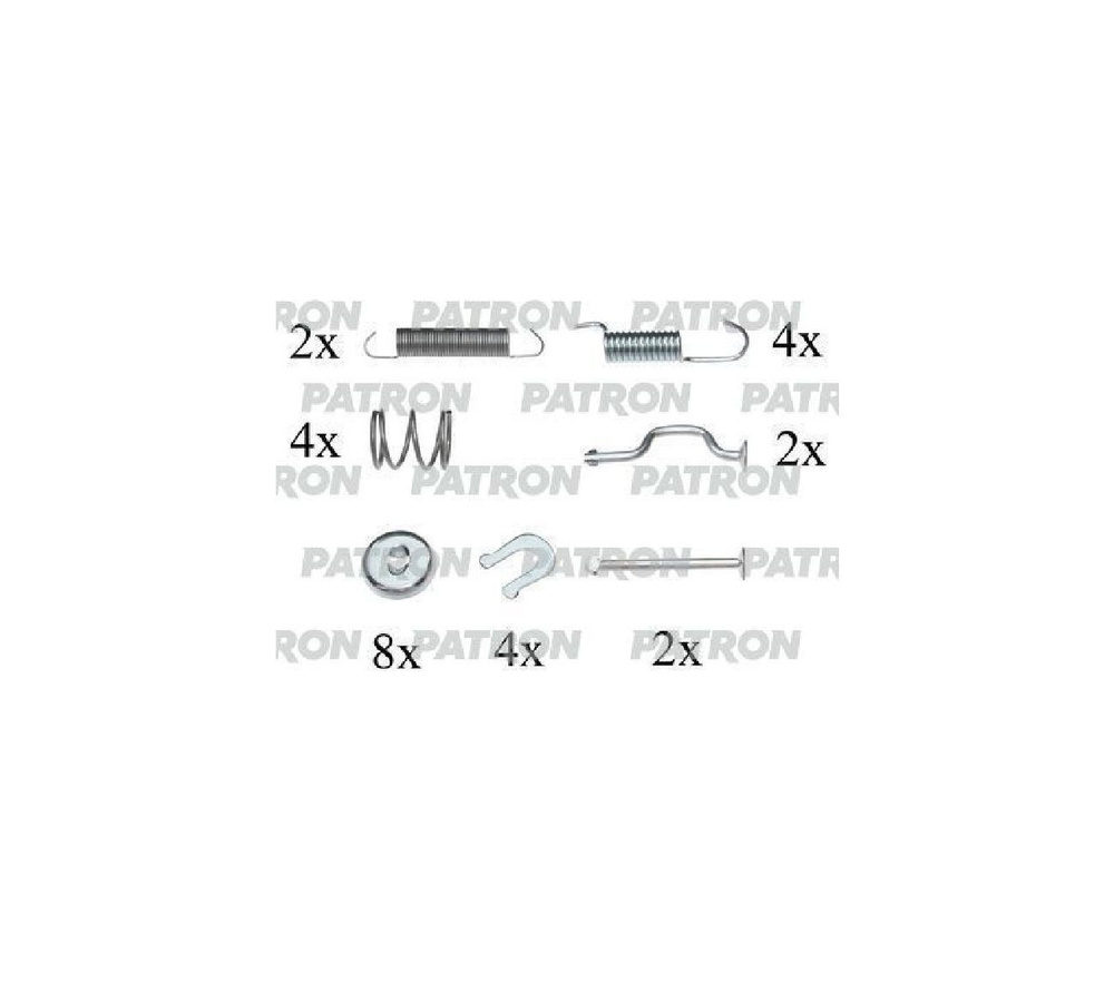 PATRON Ремкомплект тормозного механизма, арт. PSRK0106 #1