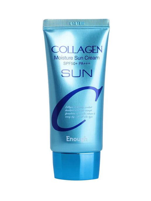 ENOUGH Солнцезащитный крем с коллагеном Collagen Moisture Sun Cream SPF 50+ PA+++ 50 г  #1