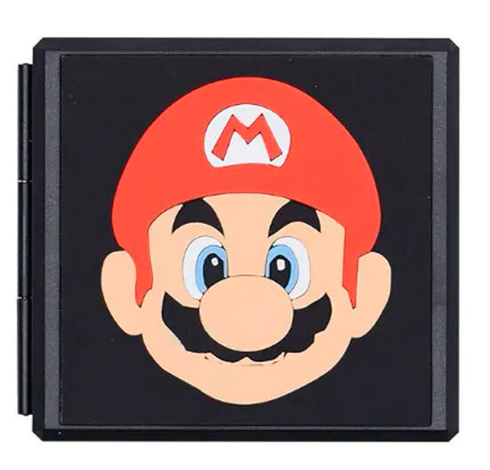 Кейс-футляр для 12 картриджей Nintendo Switch Premium Game Card Case (Super Mario Black)  #1