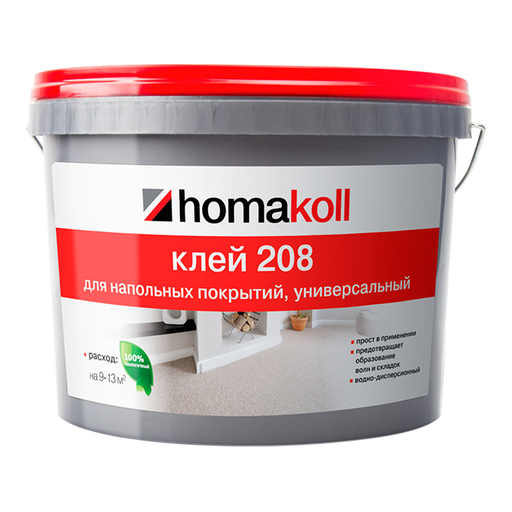 Клей для гибких напольных покрытий Homa Homakoll 208 4 кг #1