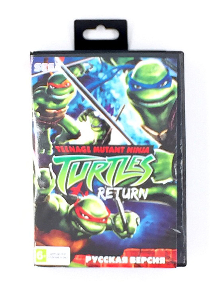 Картридж Игра Sega: TMNT Teenage Mutant Ninja Turtle Return (без внешней коробки)  #1