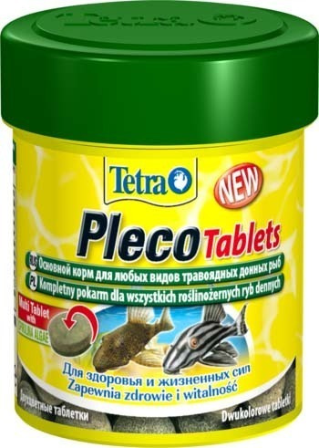 Tetra Корм для травоядных донных рыб Pleco Tablets, 58 таблеток #1