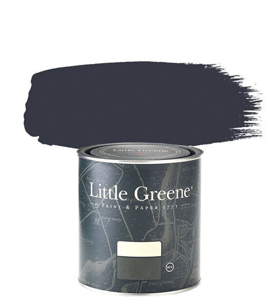 Little Greene Краска Быстросохнущая, Глубокоматовое покрытие, 0.25 л, синий  #1