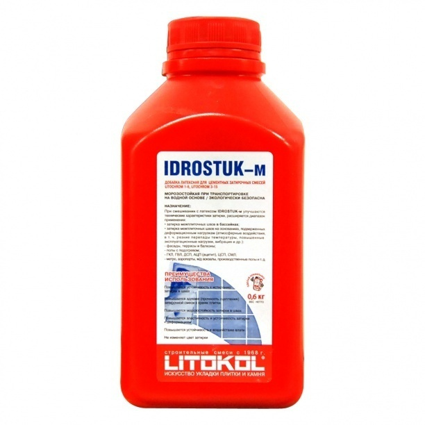Латексная добавка IDROSTUK-м Litokol 0,6 кг #1