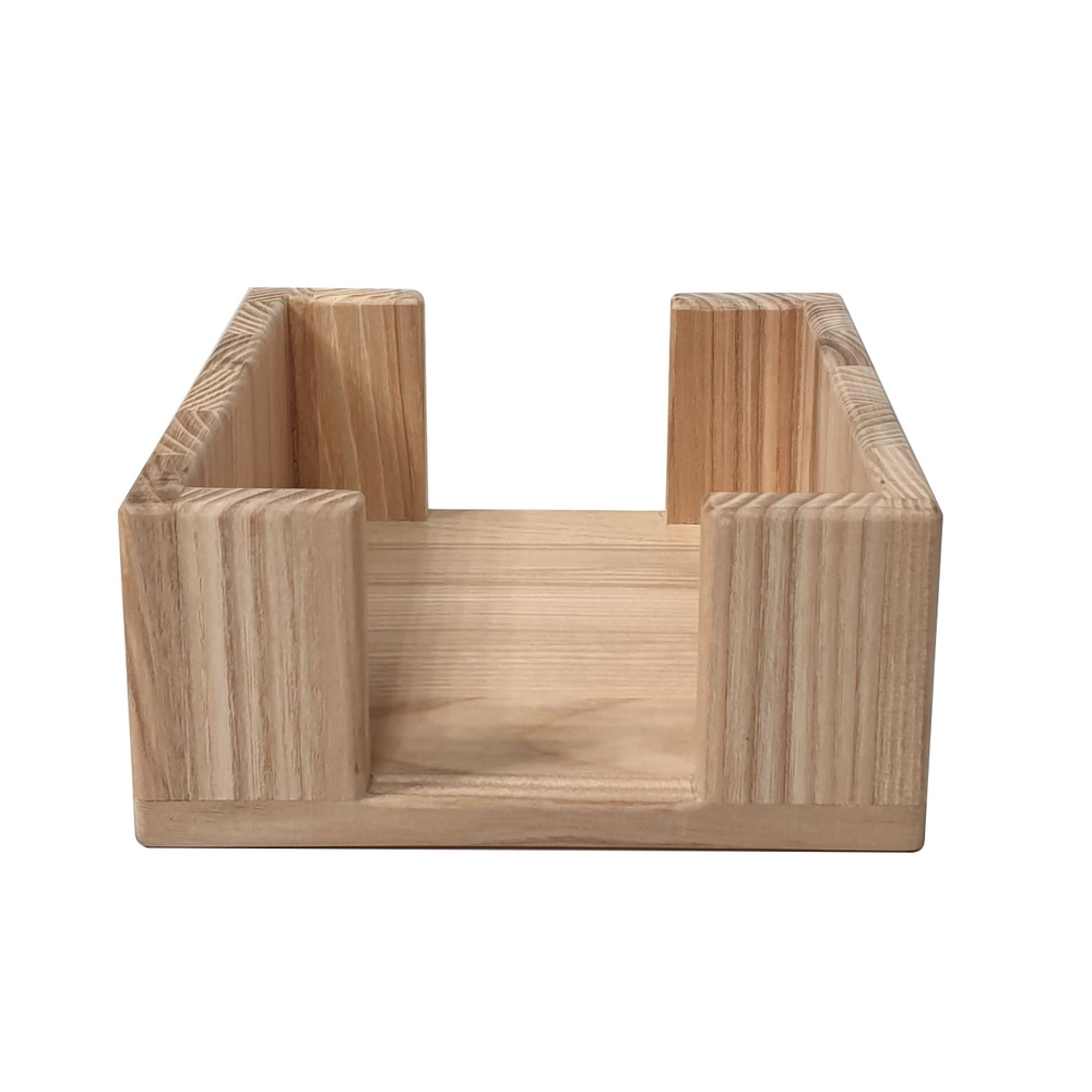 DECOSET Салфетница деревянная на стол, квадратная, под салфетки, интерьерная из дерева, кухонная 1 шт. #1
