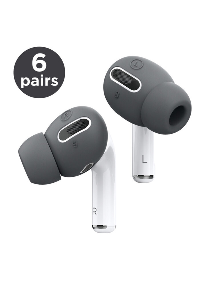 Накладки на наушники Elago для AirPods Pro EarBuds Cover +6 Tips Dark grey #1