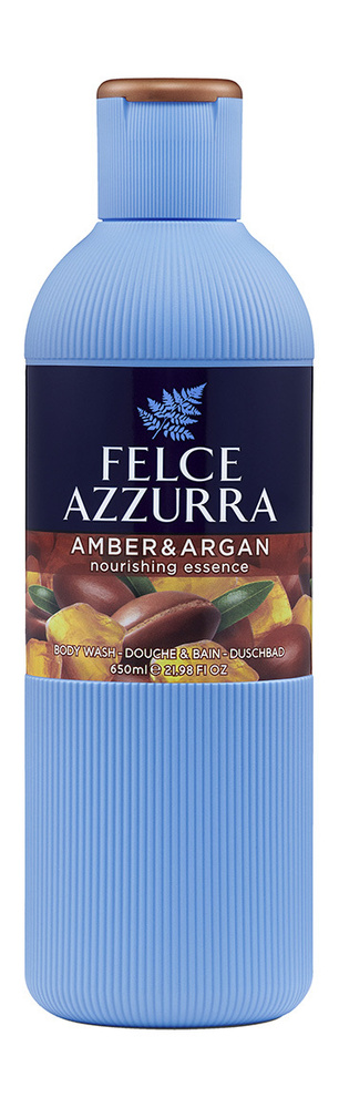 Питательный гель для ванны и душа c ароматом амбры и миндаля Felce Azzurra Amber and Argan Nourishing #1