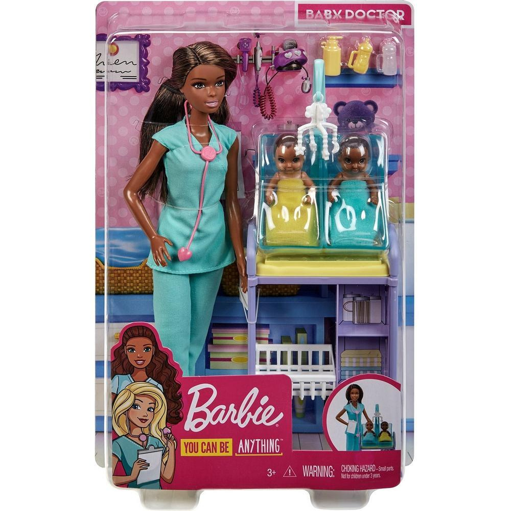 Набор игровой Barbie DHB63, GKH24 Кем быть? Детский доктор Брюнетка  #1