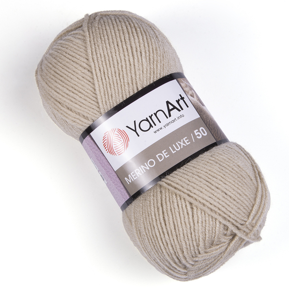 Пряжа YarnArt Merino De Luxe 50 (5 шт) #1