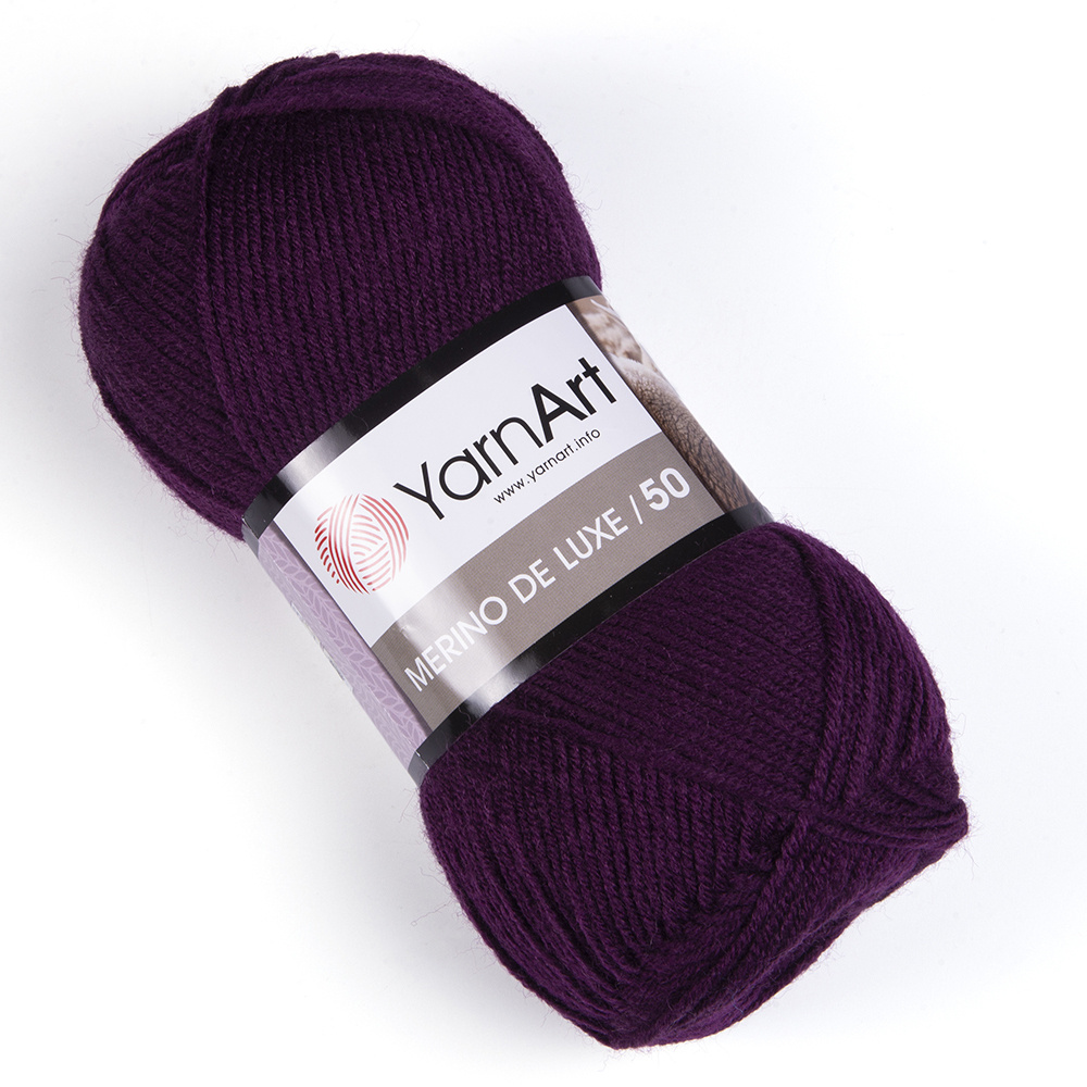 Пряжа YarnArt Merino De Luxe 50 (5 шт) #1