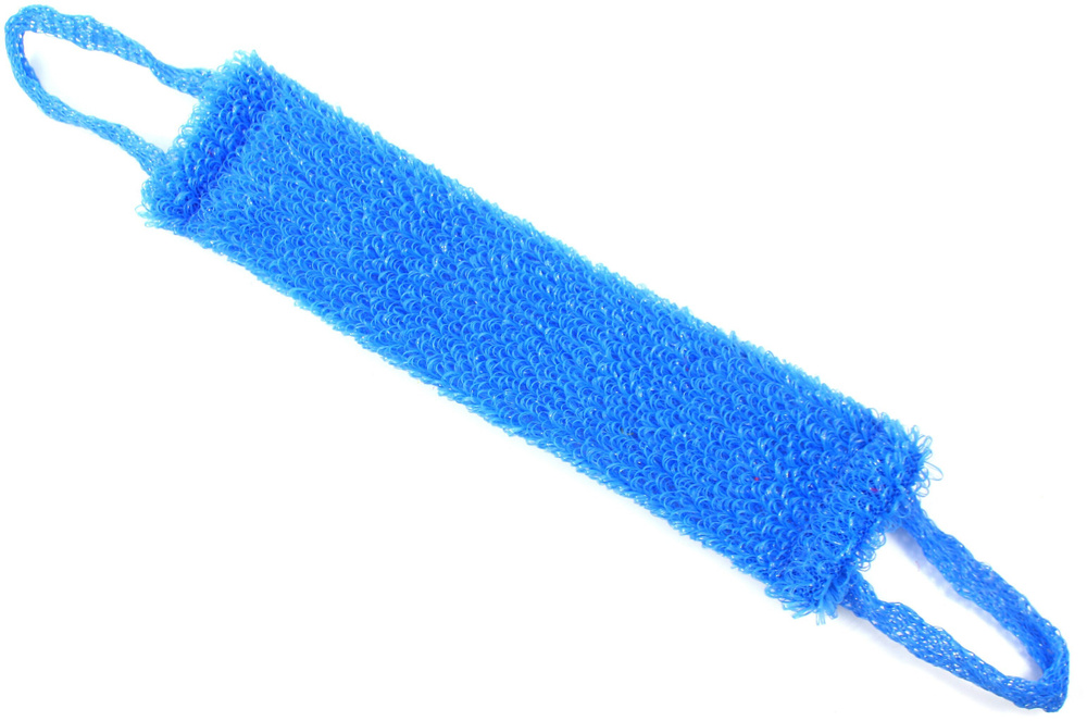 Musson Мочалка полипропиленовая, "Ворсистая", размер 33х14 (синий)  #1