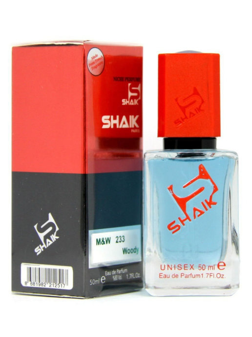 Парфюмерная вода unisex SHAIK № 233 Кедр древесный аромат, 50 мл  #1