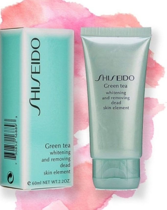 Пилинг shiseido green tea/для лица #1