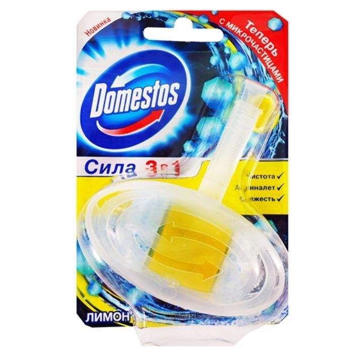 Domestos Средство чистящее для туалета  Лимон, 40 г #1