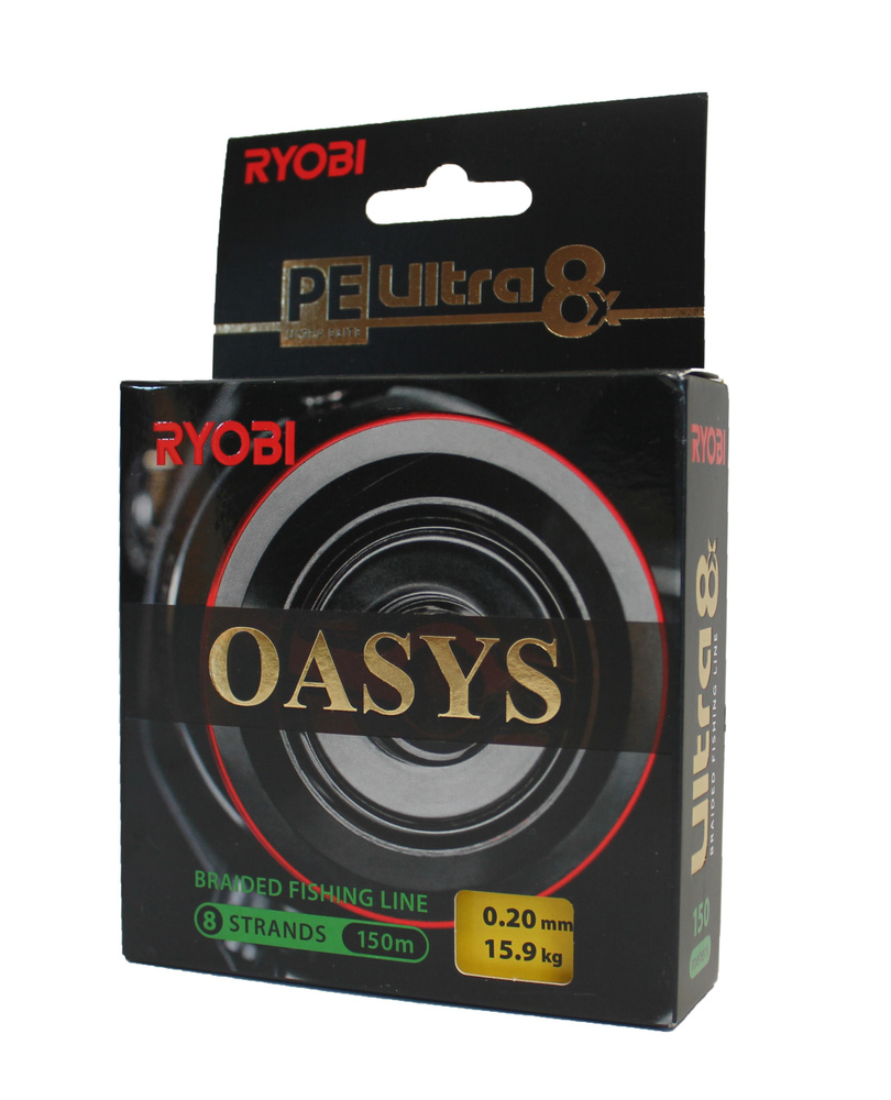 Плетеный шнур RYOBI OASYS Yellow 0,20mm 150m test - 15.9 кг #1