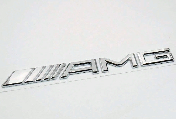 Эмблема ( Орнамент ) на крышку багажника Мерседес-Бенз АМГ / Mercedes-Benz AMG 18.5 x 2 см.  #1