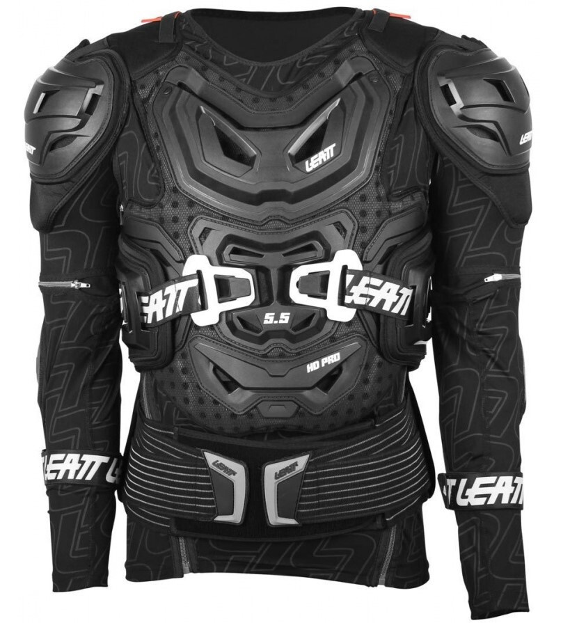 Мотозащита Черепаха LEATT Body Protector 5.5 мужская, Black (размер L/XL)  #1