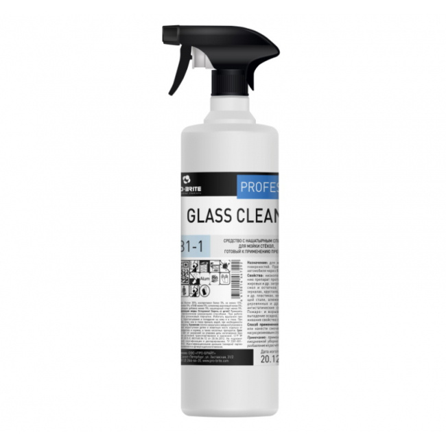 Универсальное средство для стёкол и зеркал - Pro-Brite Glass Cleaner 1л  #1