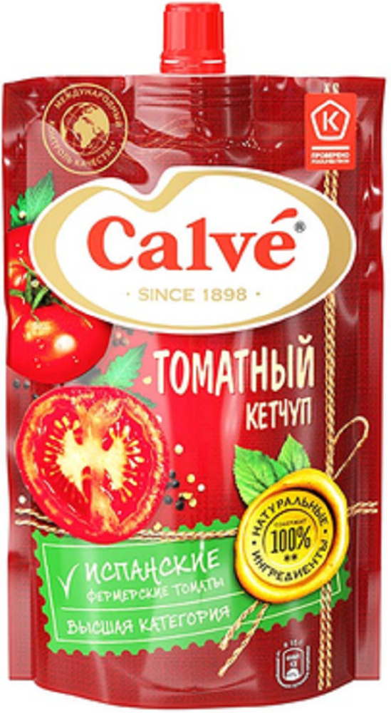 "Calve", кетчуп Томатный, 350 г #1