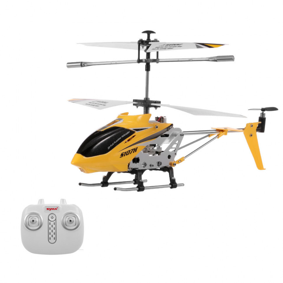 Радиоуправляемый вертолет Syma S107H Yellow 2.4G с функцией зависания - S107H  #1